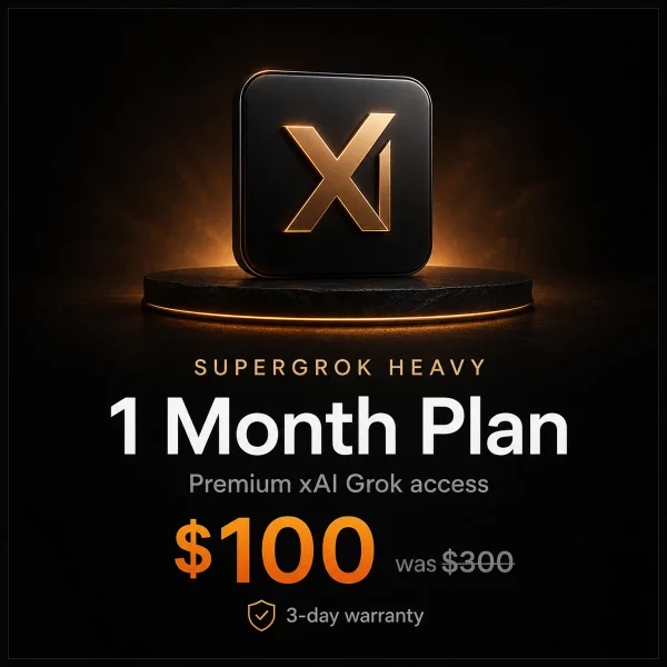 SuperGrok Heavy 1 Month Plan — $100